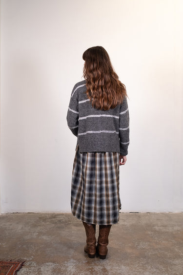 ACTON CARDIGAN DARK GREY