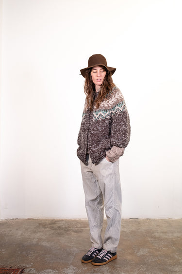 BECTOW CARDIGAN BROWN