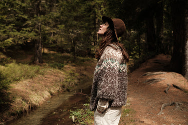 BECTOW CARDIGAN BROWN