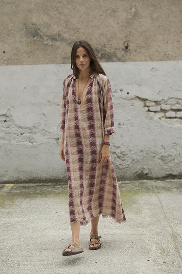 SOPHIA DRESS SHELL PLUM