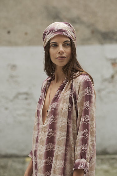 SOPHIA DRESS SHELL PLUM