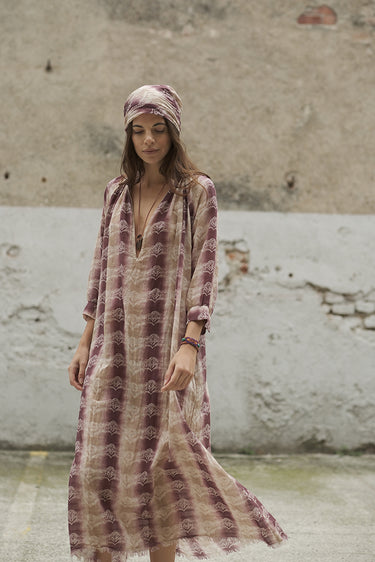 SOPHIA DRESS SHELL PLUM