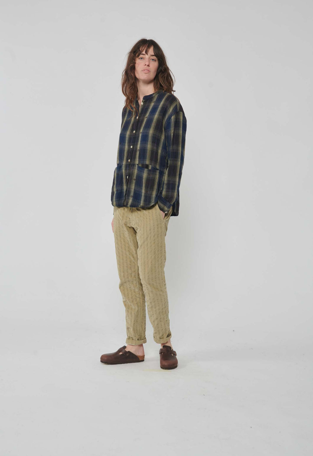 IMPERIAL PANT STRIPE CORDUROY L.MILITARY