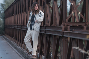 KIMONO WOOL NATURAL