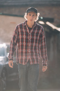 SIMPLE SHIRT JACKSON CHECK RED