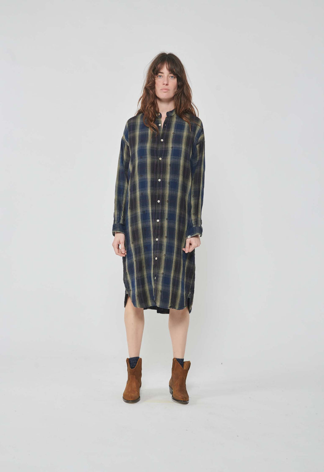 OMAK DRESS ASPEN INDIGO