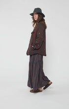 Load image into Gallery viewer, MATILDE LONG SKIRT INDUS W.BLACK/WINE
