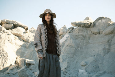KIMONO WOOL CARDIGAN BEIGE