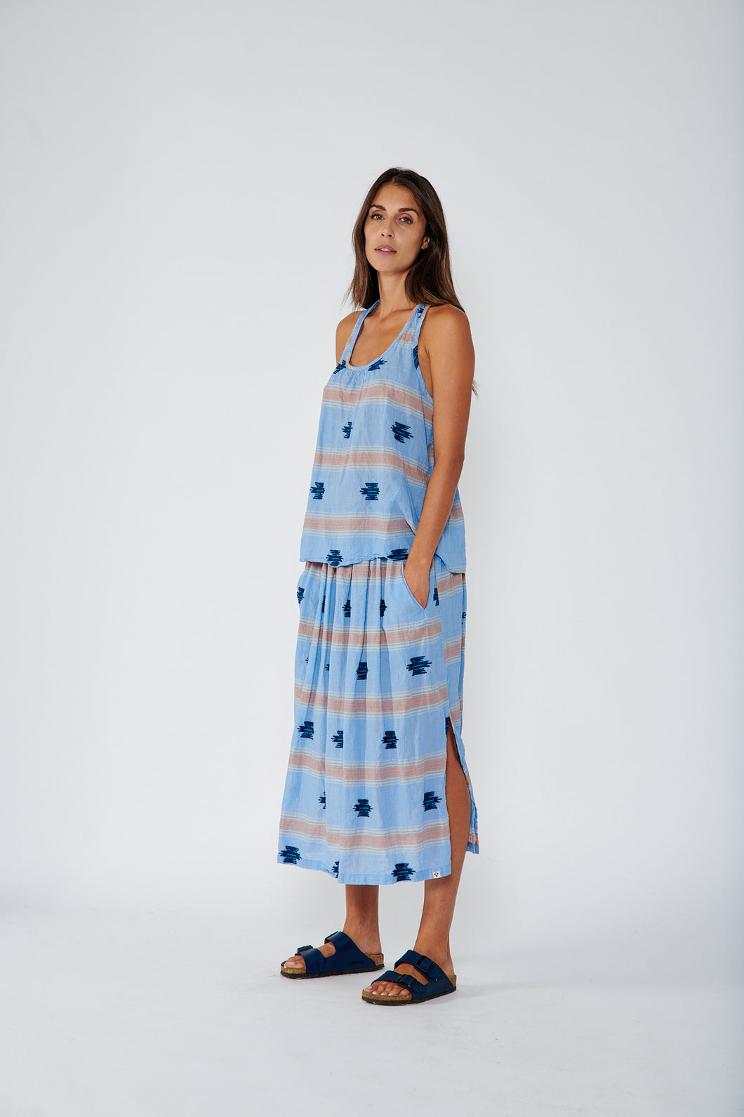TABASCO SKIRT ENCINO SKY